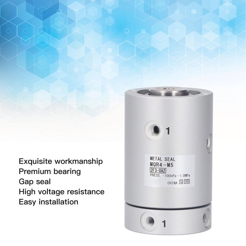 Pneumatic Rotating Connector Aluminum Alloy Multi Channel High Speed 360°