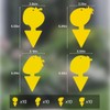 40 Pack Yellow Sticky Traps for Fruit Flies and Gnats