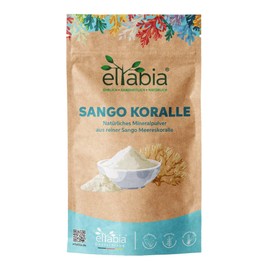 eltabia Sango Meereskoralle Pulver 200g | Hochdosiert mit 34% Calzium | Premium Meeres Korallenpulver | Nat1rliche Quelle f1r Kalzium und Magnesium | Das Original aus Japan Okinawa
