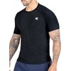 Kewlioo - Camisa de sauna para hombre, chaleco de compresión
