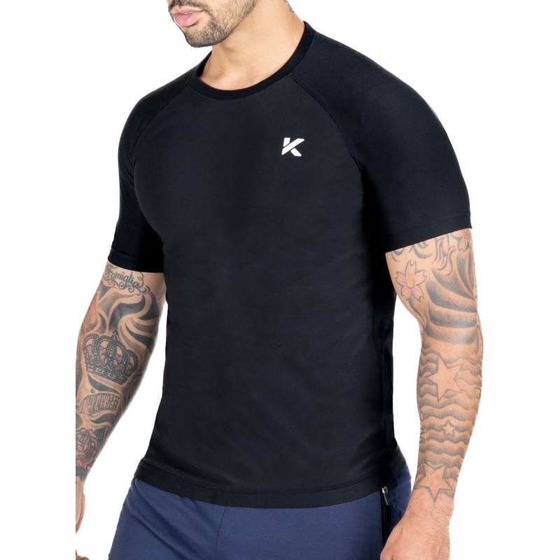 Kewlioo - Camisa de sauna para hombre, chaleco de compresión