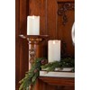 3.5x7 inch Ivory Simplux Flameless LED Candle w/Flickering Moving Flame