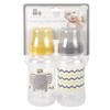 Cribmates 2 Piece Wide Bottle Elephant Zigzag, Grey/Yellow