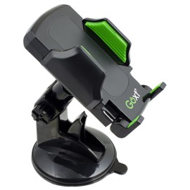 Custom Accessories GOXT 23524 Adjustable Suction Cup Mount Phone Holder, Black