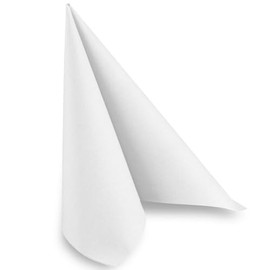 Airlaid Napkins 40 x 40 cm White 1/4 Fold Pack of 50