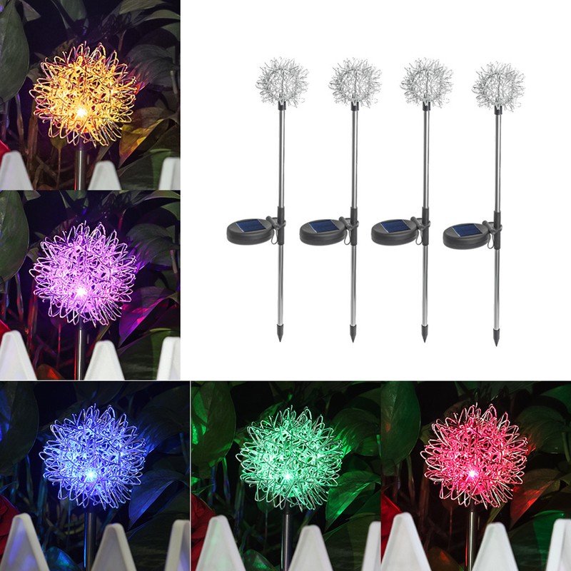 Solar Powered Outdoor Lamp Garden Lights Stake Landscape Lamp Holiday