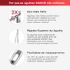 SINGER Paquete de 10 agujas universales para máquina de coser