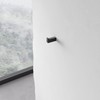 Keuco Black Matt Round Metal Towel Hooks Bathroom Guest Toilet