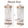 Disdressed Starfish Wall Candle Sconces (Set of 2) - Beach