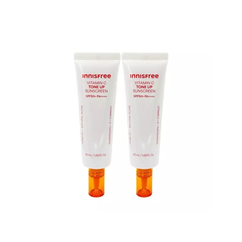 Innisfree 이니스프리 비타C 잡티 톤업선크림 50ml 2개 SPF50+ Innisfree Vita