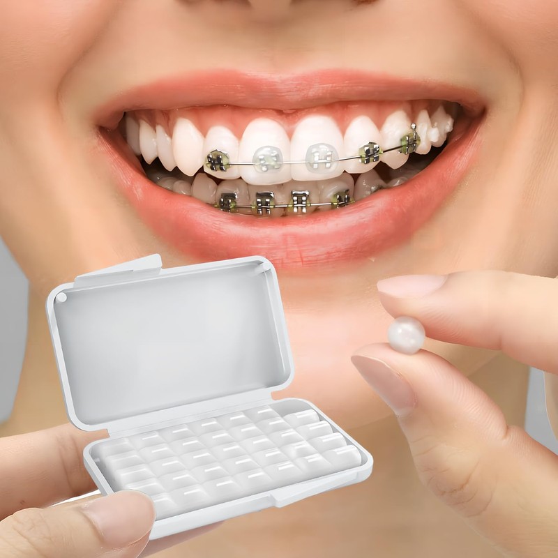 Orthodontic Wax for Braces,Dental Wax for Braces,6 Boxes Braces Wax