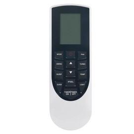 YAN1F1 Replacement for GREE 30510475 AC Air Conditional Remote Control VIR12HP115V1BH VIR12HP230V1BH VIR18HP230V1BH LIVS18HP230V1BH VIR24HP230V1BH VIR30HP230V1BH VIR36HP230V1BH VIRU30HP230V1AH