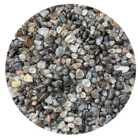 Wholesale Natural Semi Tumbled Black Rutilated Quartz Gemstone Chips, Crushed Mini Crystals, Undrilled Crystal Chips (Black Rutilated Quartz, 1 Pound)