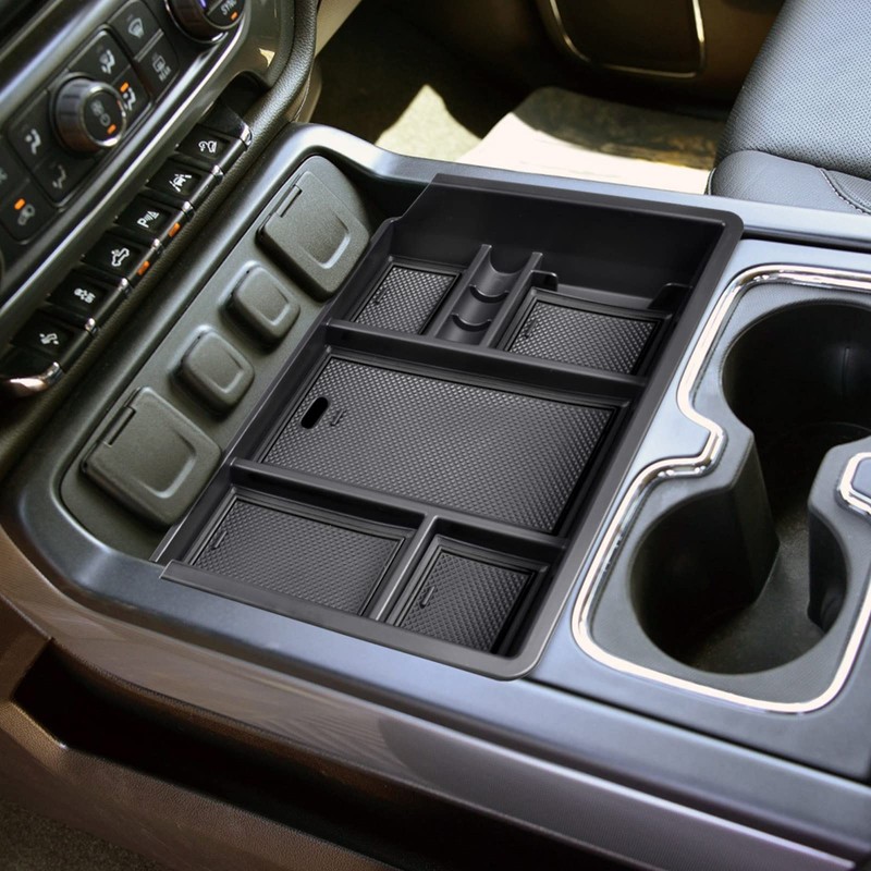 EDBETOS Center Console Organizer Tray Compatible with 2014-2018 Chevy Silverado/GMC