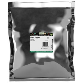 Frontier Co-op Pepper, Black Cracked, Kosher | 1 lb. Bulk Bag | Piper nigrum L.