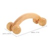 Mikinona Wooden Massage Roller Portable Muscle Relaxing Tool for Tension