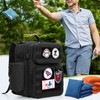 DSLEAF Cornhole Backpack, Cornhole Bag Holds 16-24 Cornhole Bags with