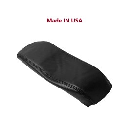 Lone Star Seat Covers 1997 - 2004 For Corvette C5 Carbon Fiber Console Armrest Cover Black Stitching