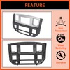 ECOTRIC Stereo Radio Double Din Dash Install Bezel Kit Compatible