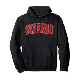SAN PABLO CA CALIFORNIA Varsity Style USA Vintage Sports Pullover Hoodie