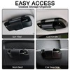 URIZZD Sunglass Holder for Car Visor, Car Sunglasses Holder Leather,
