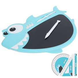 8.5in Cartoon LCD Writing Tablet Color Font Electronic Intelligent Drawing Board Pad for Home KidBlue