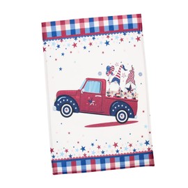 ABOOFAN Patriotic Garden Flag for July Vibrant Independence Day Hanging Flag for Lawn Backyard Garden Decor Bright Colors Material for Celebrations