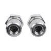 AC PERFORMANCE 2PCS Stainless Steel -3AN to 3/16" Inverted Flare