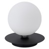 White Glass Globe Ceiling Light 18cm Diameter G9 Base Globe