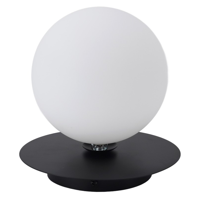White Glass Globe Ceiling Light 18cm Diameter G9 Base Globe