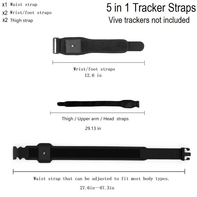 HTC Vive Full Body Tracker Strap, Tracker Fixed Strap, Waist