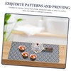 Alipis 2pcs Japanese Pattern Rectangle Table Cloths Retro Dining Covers