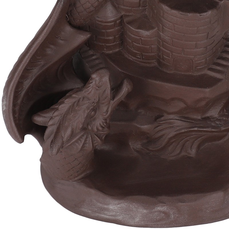 Backflow Incense Burners Dragon Shape Purple Sand Waterfall Burners Home