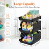 Lifewit Plastic Stackable Storage Baskets, 3 Tier Stacking Bins for