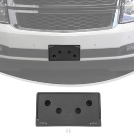 Linskip for Chevy Suburban/Tahoe Front Plate License Frame Bracket Holder Hanging Kits for Suburban/Tahoe 2015 2016 2017 2018 2019 2020