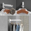 ZUIMENG Wall Clothes Rack, Foldable, 180° Rotating Clothes Hook, Clothes