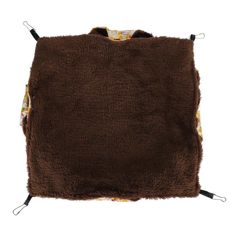 Small Pet Warm Hanging ThreeLayer Hammock Sleeping Bag Cage for