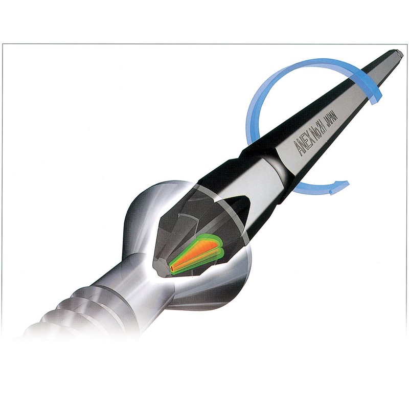 アネックス(ANEX) ビット 両頭 コンビ メッキ仕上 +1・+2×110 2本組 AHPM-1211