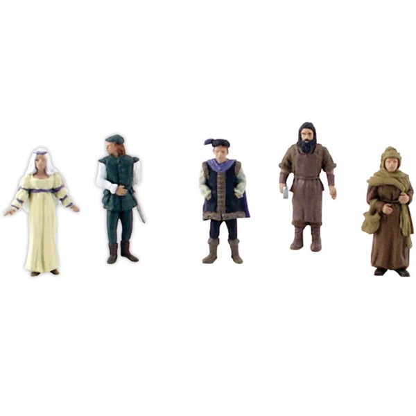 Woodland Scenics NEW Woodland Scenics Castle Dwellers Scene Setters (5)