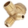 3-Way Brass Air Compressor Check Valve 20 x 14 x
