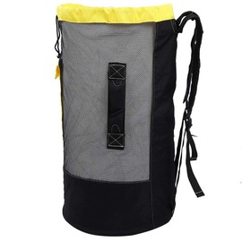 Lazmin Large Capacity Diving Bag, Breathable Diving Dry Bag, Kayaking for Drifting Swimming Mountaineering(Black+Yellow)