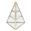 Jewelry Storage Rack Pyramid Shape 3 Layers Decorative Display Stand