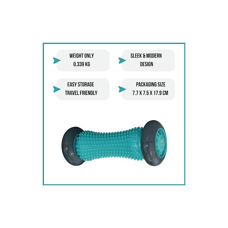 Urban Fitness Equipment Unisex' s Ufe Foot Massage Roller, Blue,
