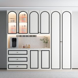 Art3d 30Ft Flexible Peel and Stick Crown Molding Trim, Self-Adhesive Panel Moulding Décor Lines for Wall Door Cabinet Frame, Mirror Window Borders & Home DIY, Black