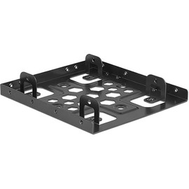 DeLOCK 21324 HDD enclosure 2.5" Black HDD/SSD enclosure - HDD/SSD enclosures (2.5", HDD enclosure, Black, Aluminium, 101.8 mm, 116 mm)