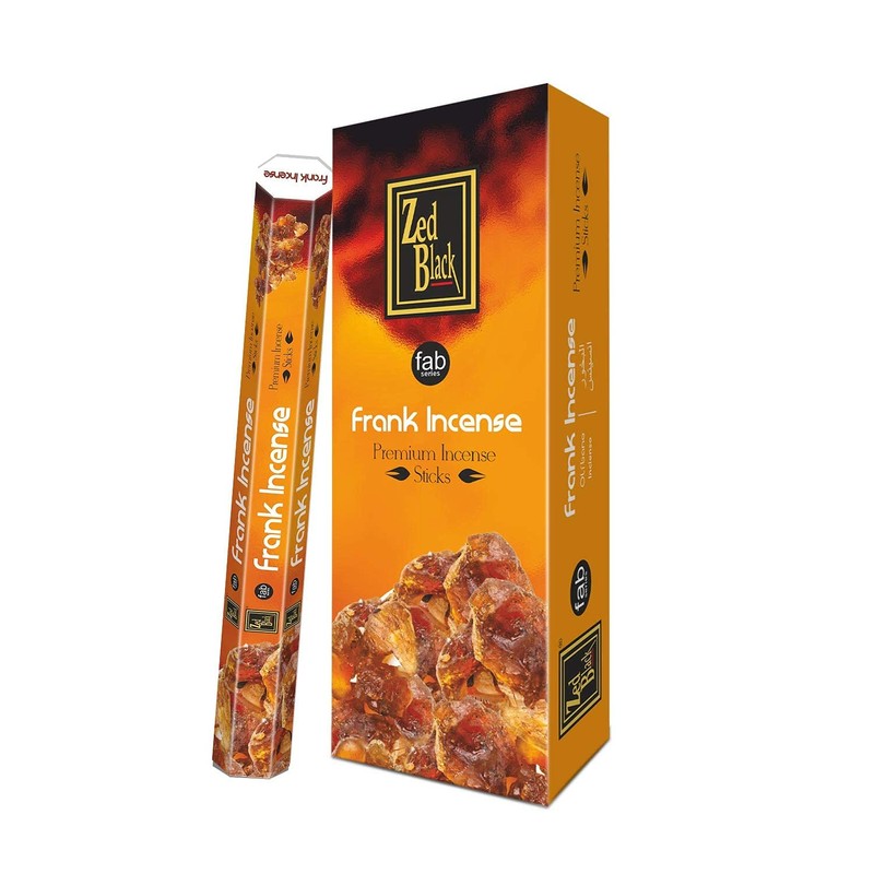 ZED Black Frank Incense Sticks - 20 Incense Sticks per