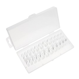 Mikinona 240pcs Full Cover Fake Nails Detachable Nail Accessories for Salon Home Use Material Fits Finger