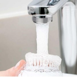 5 Pieces Tap Filter Tap Aerator Replacement Insert Tap Spout Aerator 24MM Brass Male Spout Threaded Aerator with Gasket