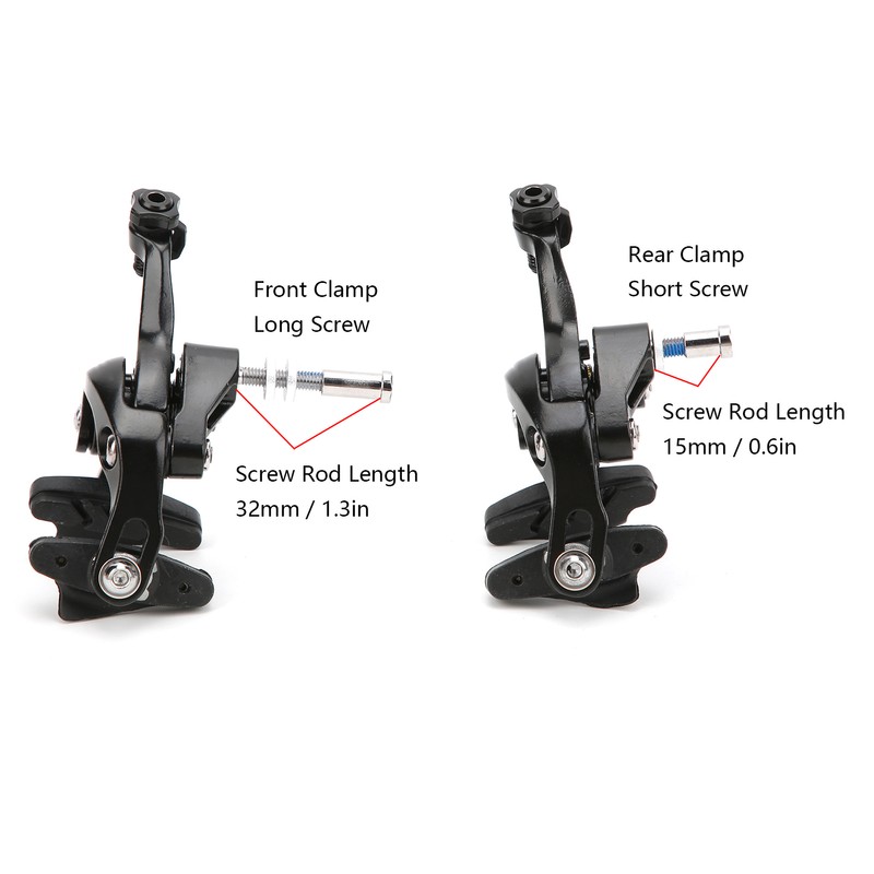 1 Pair Bike Brakes Front Rear Dual Pivot Sensitive V