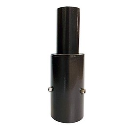 Tenon Adapter for 3 Inch Circle Pole,Top Pole Tenon with 2 3/8" Slip Fit Mount,Round Pole Bracket Tenon Adapter for Led Parking Lot Lights Led Shoe Box Led Street Light,Heavy Duty Steel and Dark Brown